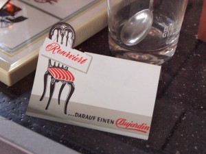 Der Spruch ist älter, als die meisten ahnen! (Foto: Weidelich)